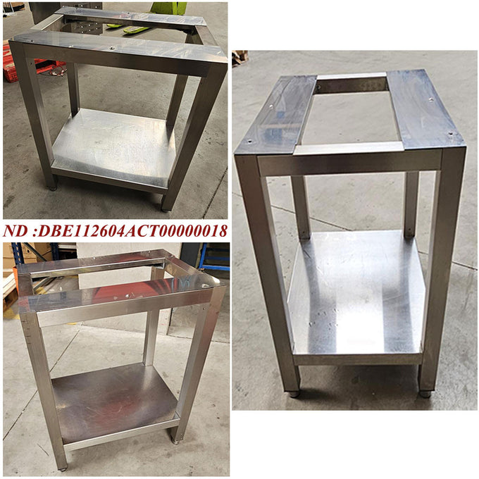 Piétement four GN 1/1 Combismart, avec tablette inférieure - L 490 x P 673 x H 850 mm - Diamond