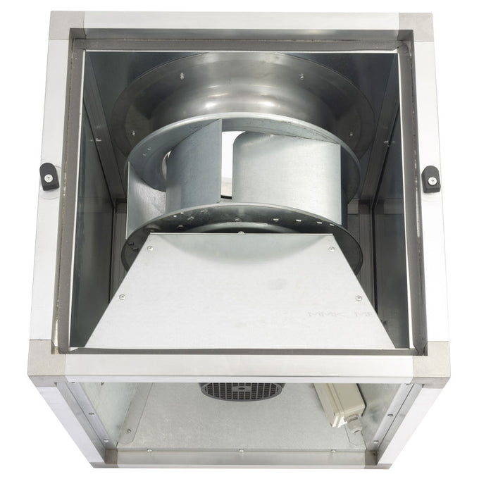 Ventilateur centrifuge à caisson isolé hors flux - Hotte aspirante - 0,65 kW - L 700 x P 700 x H 700 mm - Diamond