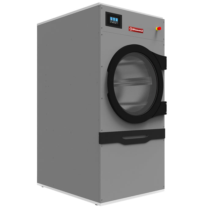 Séchoir rotatif gaz, capacité 18 kg, avec rotation alternée TOUCH SCREEN - L 789 x P 1086 x H 1647 mm - Diamond