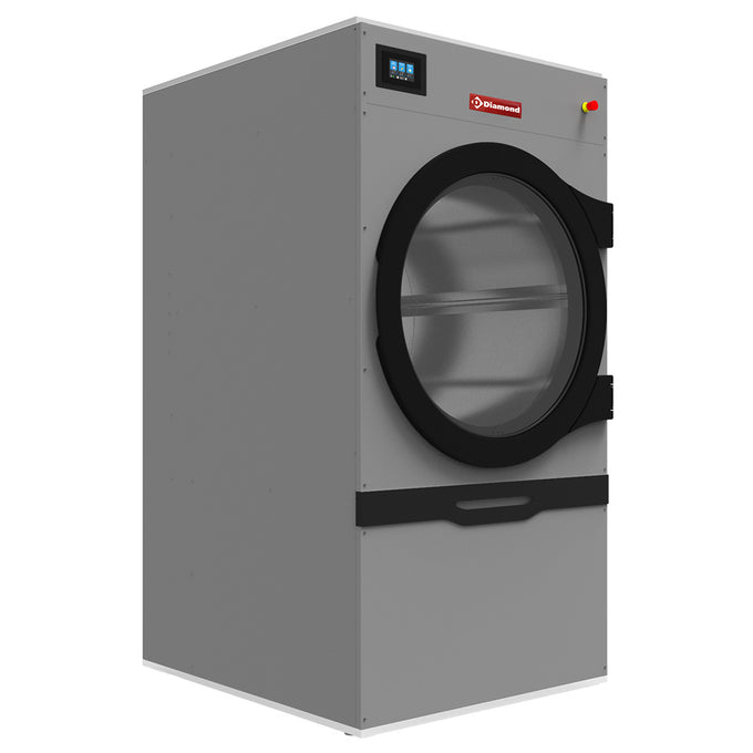 Séchoir rotatif, gaz, capacité 36 kg, avec rotation alternée TOUCH SCREEN - L 1010 x P 1226 x H 1932 mm - Diamond