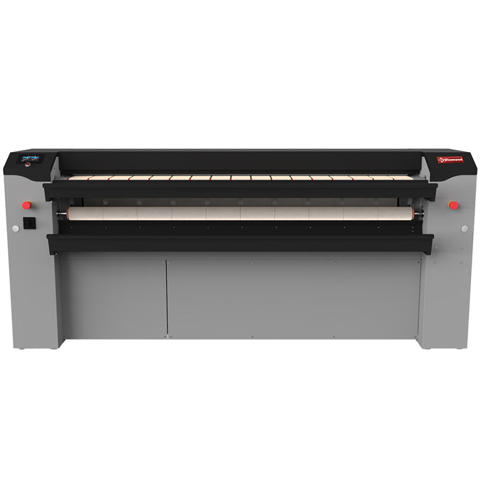 Sècheuse-repasseuse + aspiration, rouleau (Cov. Nomex) 1504 mm D.330 mm TOUCH SCREEN - 21 kW - 2134x794x1092 mm - Diamond