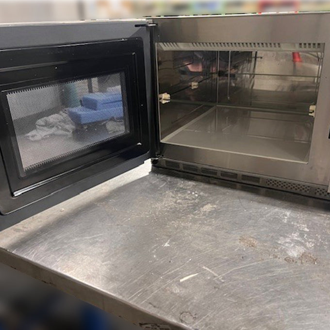 Four micro-ondes en inox - 1800 w - 3 kW - L 574 x P 528 x H 368 mm - Diamond