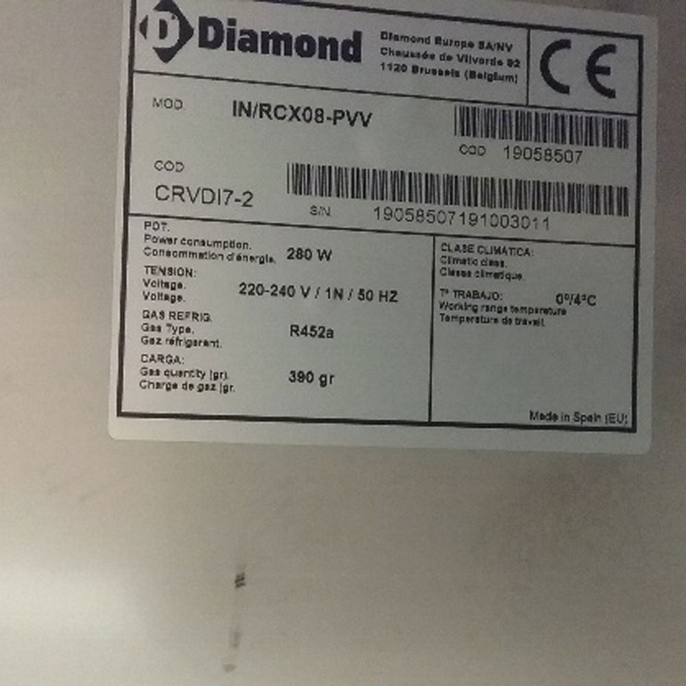 Elément cuve réfrigérée, ventilée, 2x GN 1/1 - Diamond
