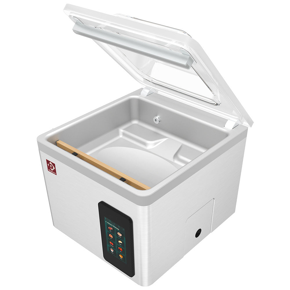 Machine sous-vide, cuve inox 370x420xh180 mm. 21 m3/h ecran TOUCH - Diamond