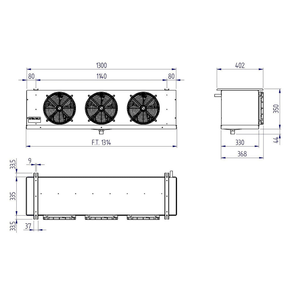 Groupe frigorifique "By-block" T° -15°-25°  - 43,2m³ - Diamond