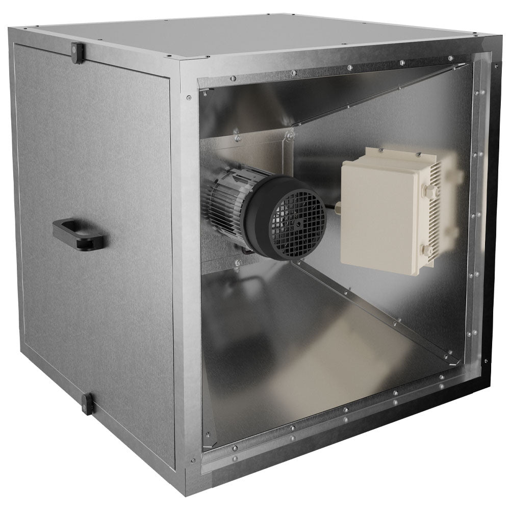 Ventilateur centrifuge hors flux avec caisson isolé - Hotte aspirante - Diamond