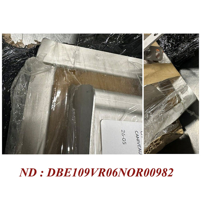 Caniveau de sol inox 900x300, sortie horizontale - Réf GS93-H-2EME - Diamond