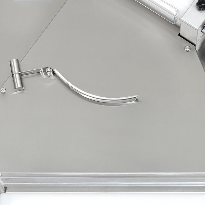 Laminoir diam. 400 mm, 2 rouleaux, en inox - 0,45 kW - L 570 x P 540 x H 720 mm - Diamond