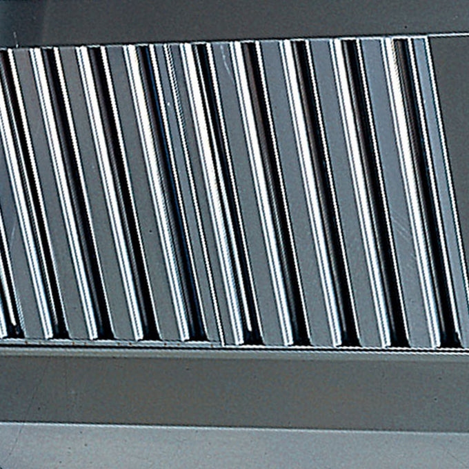 Hotte complète (8/9T-2500 M3/h) 120 Pa, éclairage, variateur, 5 filtres - Diamond