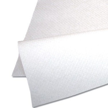 Rouleau Nappe jetable blanche 100 × 100 cm, lot de 400 - Ecobioshopping