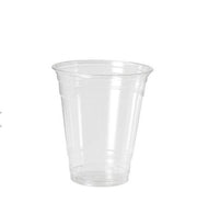 Gobelet jetable transparent en PLA 400 ml, lot de 50 - Ecobioshopping