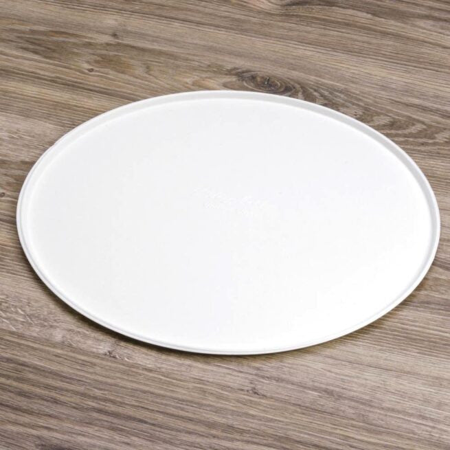 Assiette jetable à pizza de 32 cm en cellulose, lot de 50 - Ecobioshopping