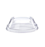 Couvercle jetable empilable en PLA diamètre 100 mm sans trou., lot de 50 - Ecobioshopping