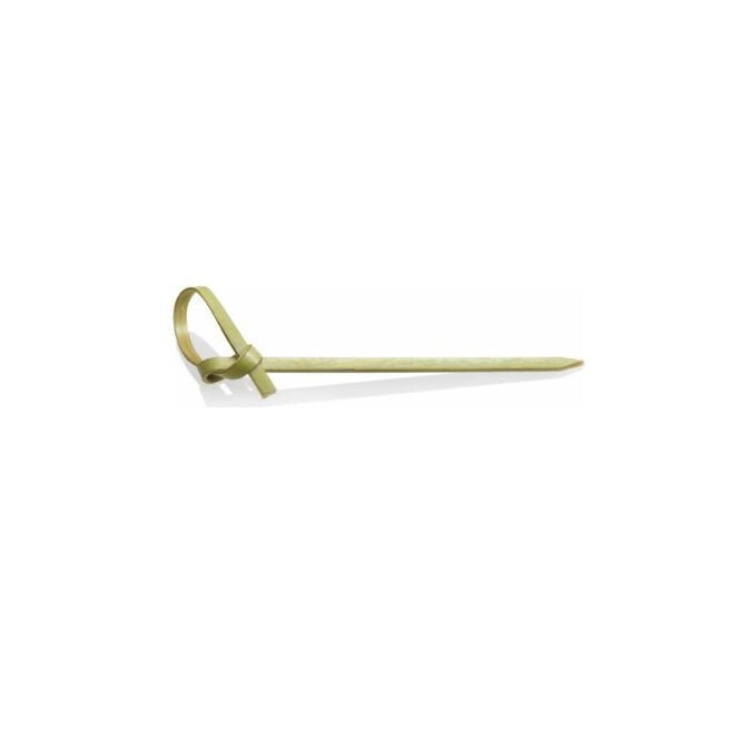 Brochette nouée 9 cm en bambou, lot de 250 - Ecobioshopping