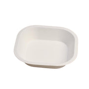 Assiette jetable 17 × 17 cm en cellulose, lot de 50 - Ecobioshopping