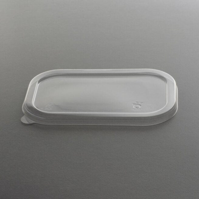 Couvercle jetable en PLA pour Barquette jetables 3456, 3457, lot de 125 - Ecobioshopping