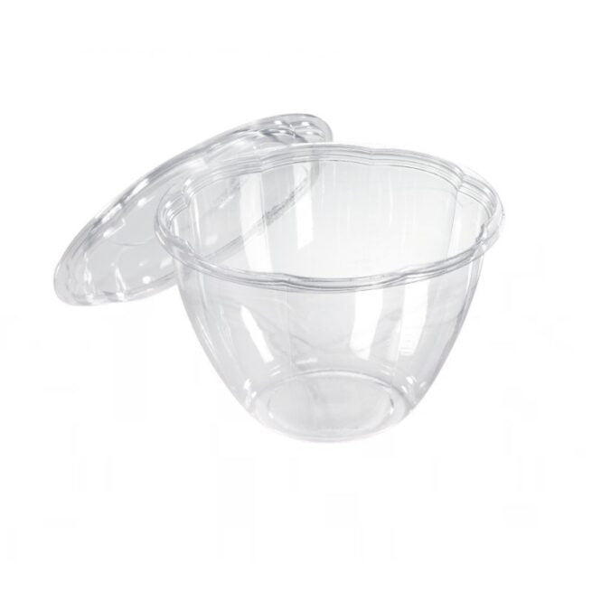 Couvercle jetable en PLA 17 cm pour les Bol jetables 12559 et 13650., lot de 50 - Ecobioshopping