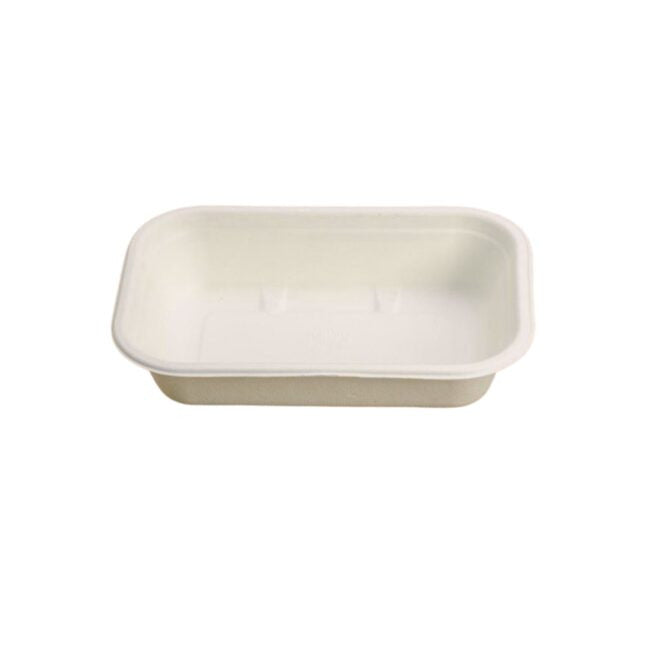 Barquette jetable de 650 ml, lot de 125 - Ecobioshopping