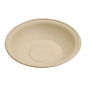 Barquette jetable ronde Nature 900 ml en cellulose, lot de 125 - Ecobioshopping