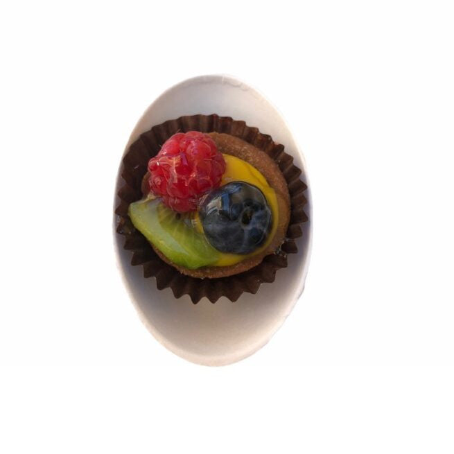 Assiette jetable ovale en cellulose, lot de 100 - Ecobioshopping