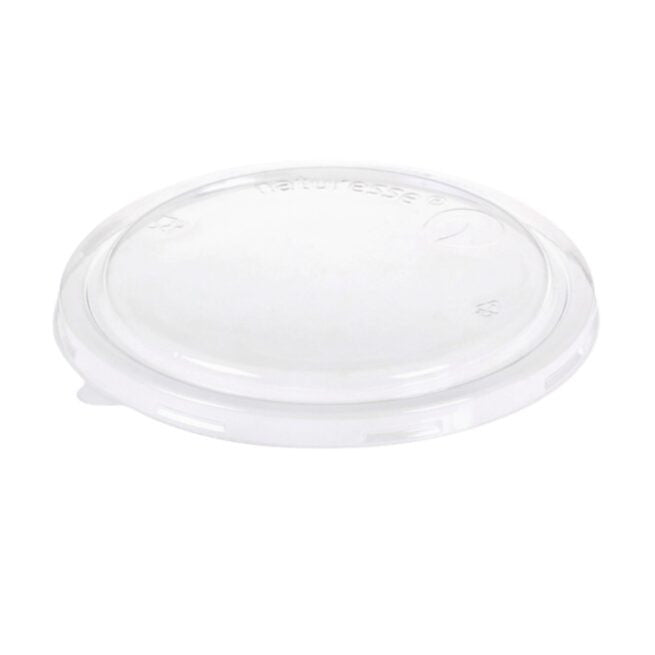 Couvercle jetable 19 cm en PLA, lot de 50 - Ecobioshopping