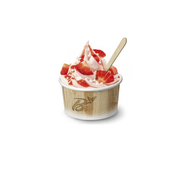 Pot à glace jetable 155 ml, lot de 45 - Réf 102-60 - Ecobioshopping