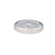 Couvercle jetable en PLA de 78 mm de diamètre avec trou pour Paille jetable, lot de 1000 - Ecobioshopping