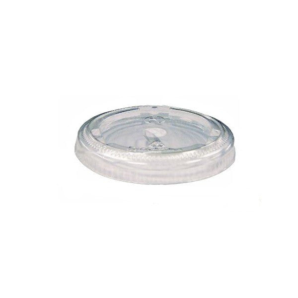Couvercle jetable en PLA de 78 mm de diamètre avec trou pour Paille jetable, lot de 1000 - Ecobioshopping