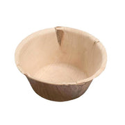 Assiette jetable 500 ml en feuille de palmier, lot de 100 - Ecobioshopping