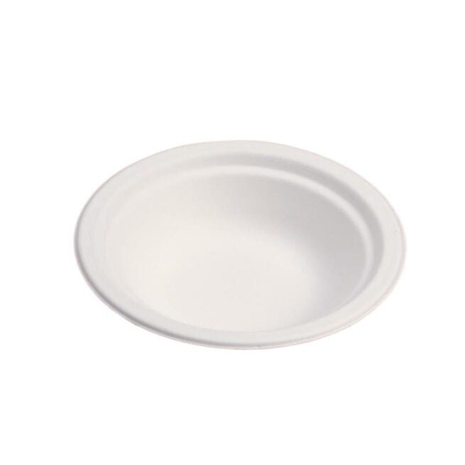 Assiette jetable 400 ml en cellulose, lot de 500 - Ecobioshopping