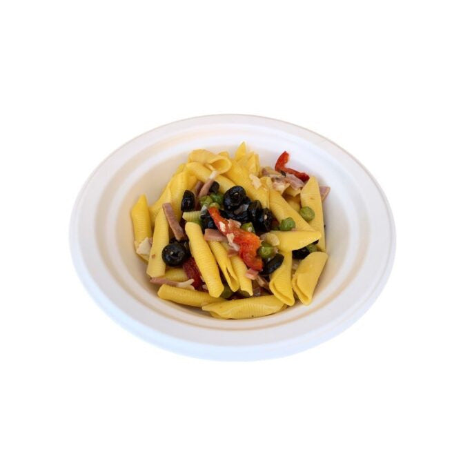 Assiette jetable 400 ml en cellulose, lot de 500 - Ecobioshopping
