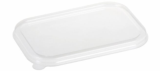 Couvercle jetable en PLA pour Barquette jetables N395, N396, N397, lot de 390 - Ecobioshopping