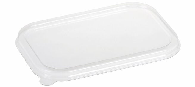 Couvercle jetable en PLA pour Barquette jetables 3456, 3457, lot de 500 - Ecobioshopping