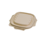 Couvercle jetable carré en pulpe Nature en cellulose, lot de 500 - Ecobioshopping