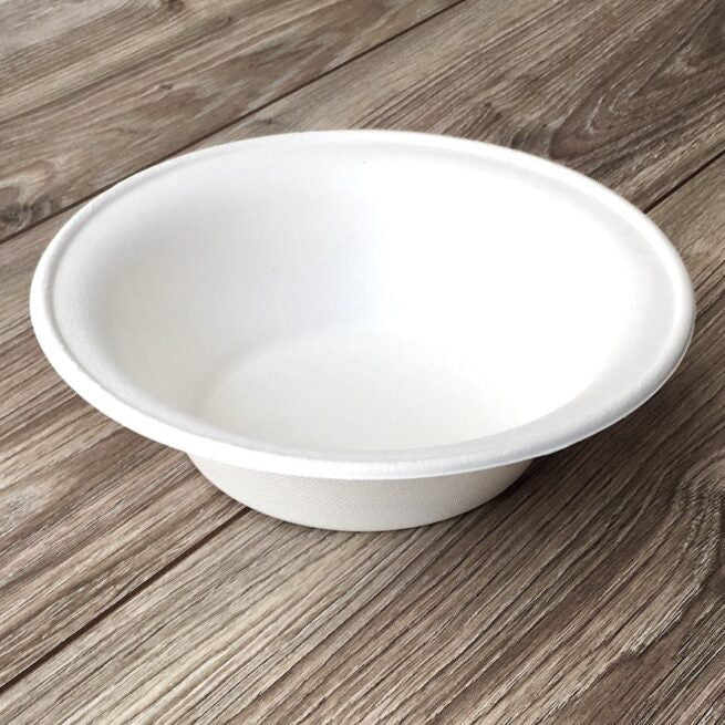 Assiette jetable 910 ml en cellulose, lot de 250 - Ecobioshopping