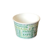 Pot à glace jetable 230 ml - 160-64, lot de 43 - Ecobioshopping