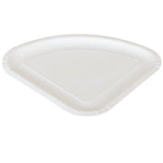 Assiette jetable en carton pour pizza 1/4, lot de 100 - Ecobioshopping