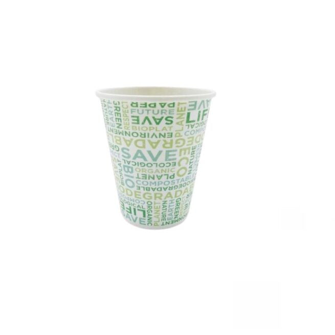 Ecobioshopping - Verre Standard Texte Bio 230 ml, lot de 100