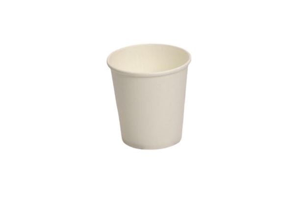 Verre jetable blanc 85 ml, lot de 2000 - Ecobioshopping