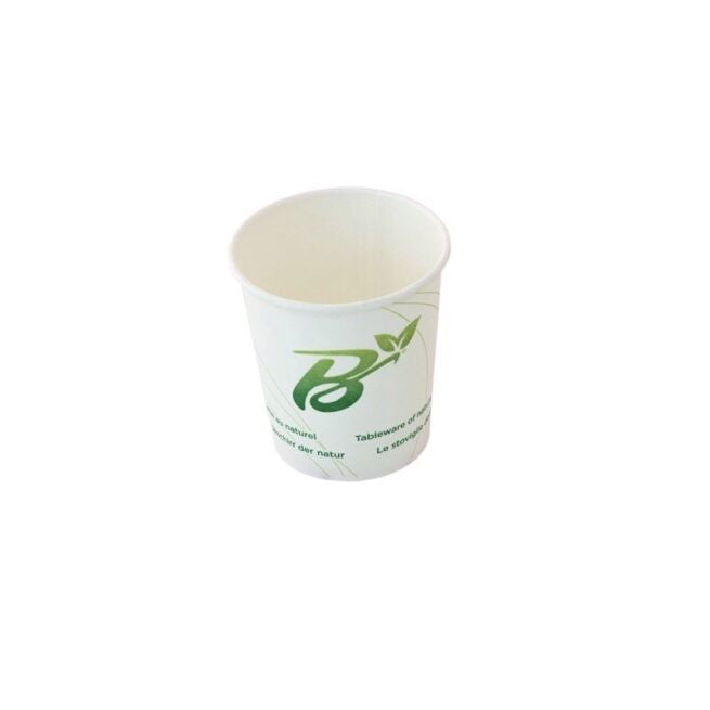 Verre jetable Bioplat 125 ml, lot de 1000 - Ecobioshopping
