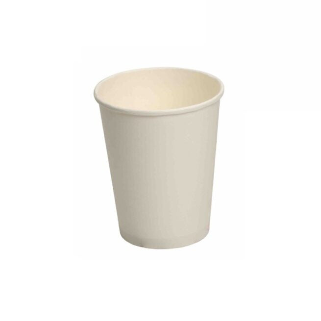 Verre jetable blanc 300 ml, lot de 1000 - Ecobioshopping