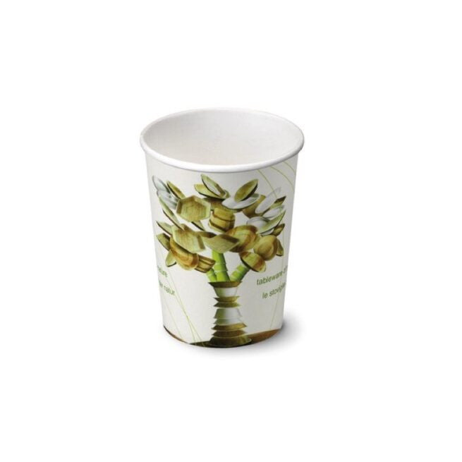 Verre jetable 300 ml en feuille de palmier, lot de 1000 - Ecobioshopping