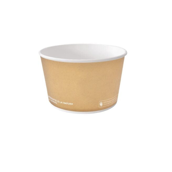 Gobelet jetable en carton 390 ml, lot de 60 - Ecobioshopping