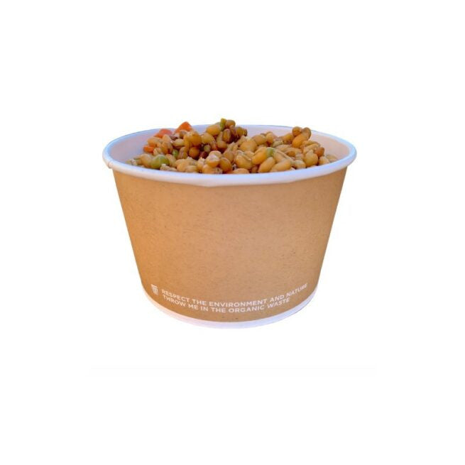 Gobelet jetable en carton 390 ml, lot de 1200 - Ecobioshopping
