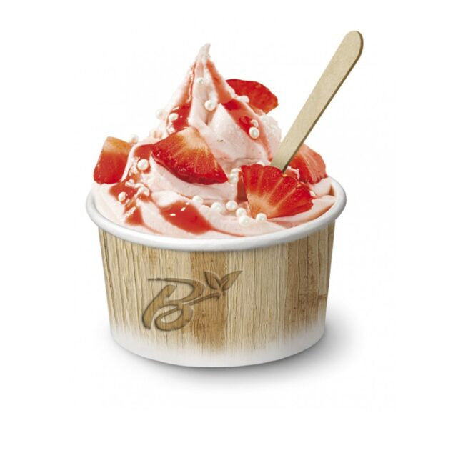Pot à glace jetable 520 ml, lot de 57 - Ecobioshopping
