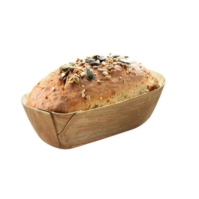 Bol jetable Padiga 23x11 × 6 cm en feuille de palmier, lot de 100 - Ecobioshopping