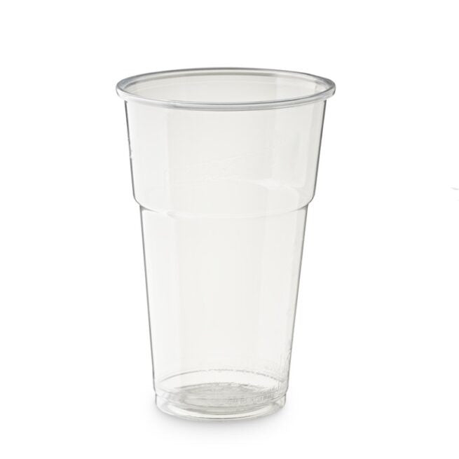 Gobelet jetable transparent en PLA 500 ml, lot de 1000 - Ecobioshopping