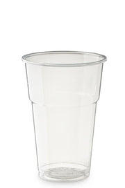 Gobelet jetable transparent en PLA 650 ml, lot de 800 - Ecobioshopping