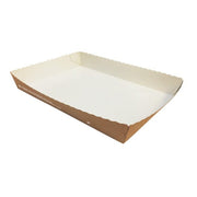 Barquette à pizza jetable 21x15 × 3 cm, lot de 50 - Ecobioshopping