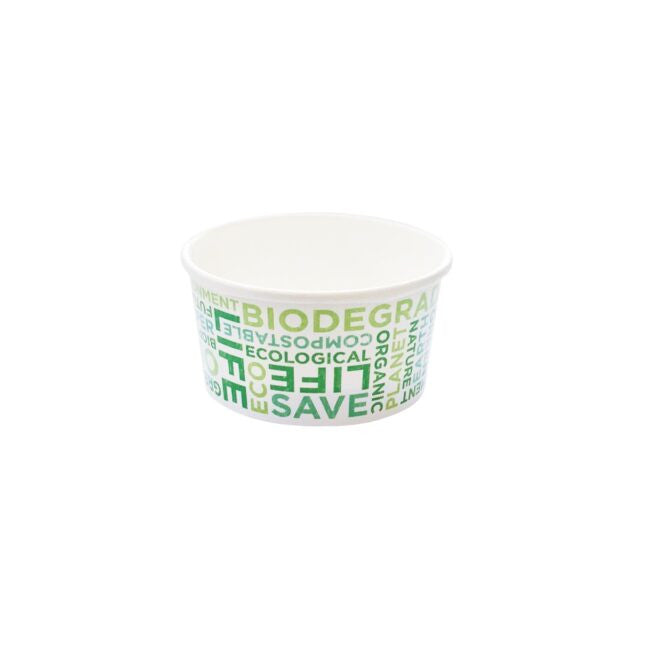 Pot à glace jetable 90 ml - 80-64, lot de 42 - Ecobioshopping